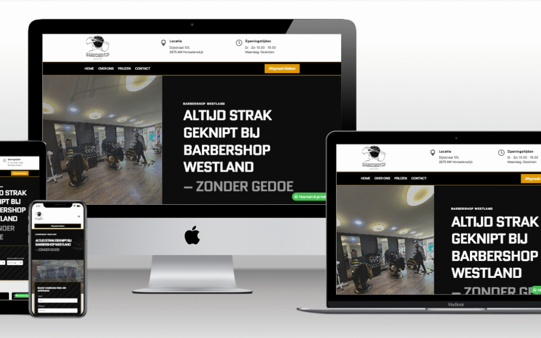 Portfolio Barbershop Westland