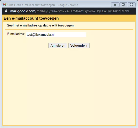Hoe kan ik een e-mailadres toevoegen in Gmail?