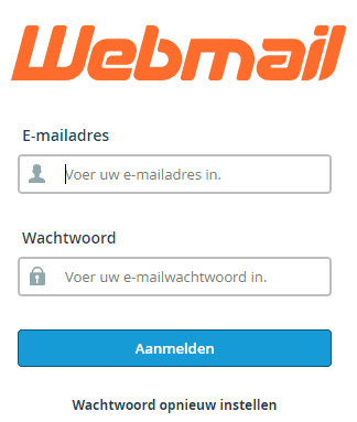 Handtekening instellen in de webmail?