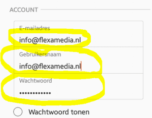 E-mail account toevoegen op een Android/Samsung