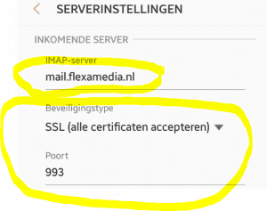 E-mail account toevoegen op een Android/Samsung