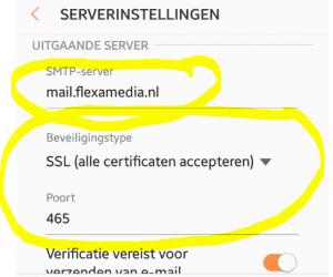 E-mail account toevoegen op een Android/Samsung