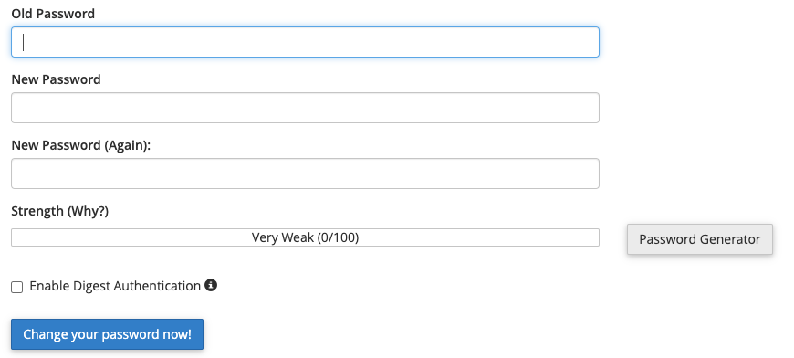 Toegang geven tot cPanel of wachtwoord resetten voor klanten